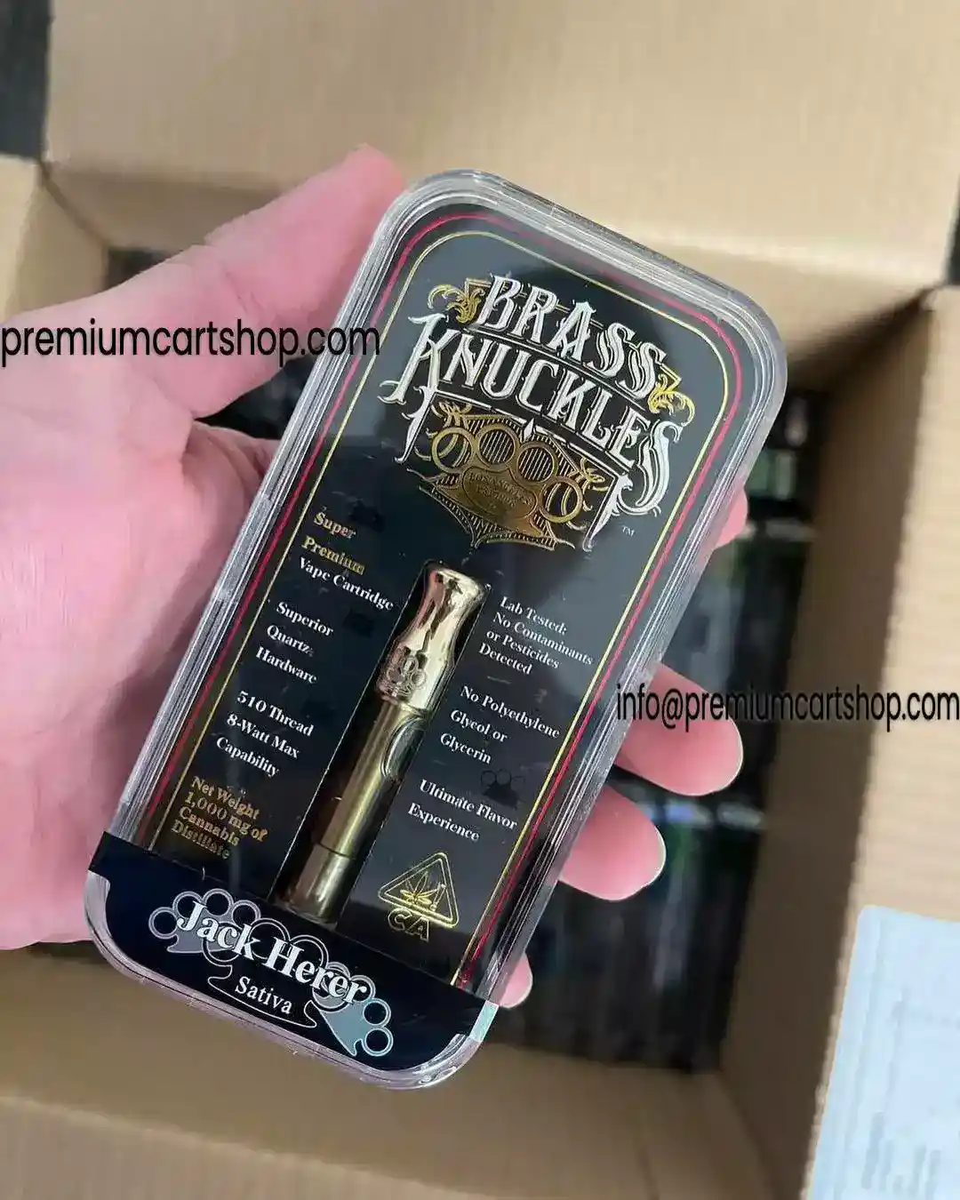 buy brass knuckles carts